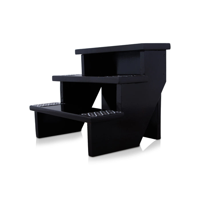 Golu Stand - 7 x 8.5 Inches | MDF Wooden Golu Stand / 3 Step Golu Padi For Bommai Display