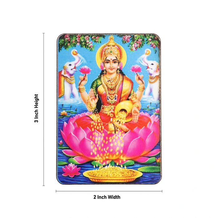 Lakshmi Fridge Magnet - Single Layer - 3 Inch