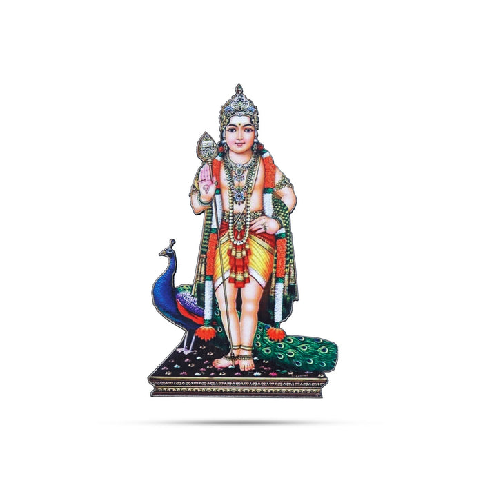Murugan Fridge Magnet - 3 X 2 Inches | Single Layer Picture Magnet/ Photo Magnet For Home And Gifting