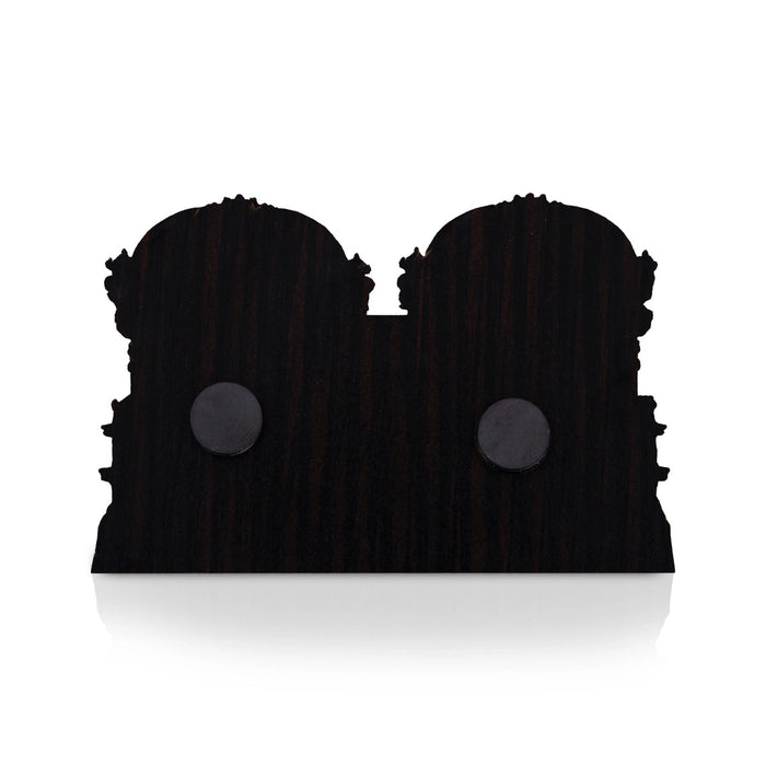 Perumal Thayar Red Fridge Magnet - 3 x 3 Inches | Red Colour Photo Magnet/ Single Layer Picture Magnet for Home