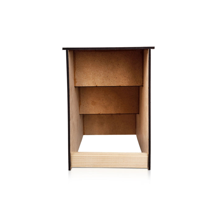 Kolam Design Golu Stand - 8 x 7.5 x 5.5 Inches | Wooden Golu Padi/ Golu Step/ 3 Steps for Diya Stand Navratri