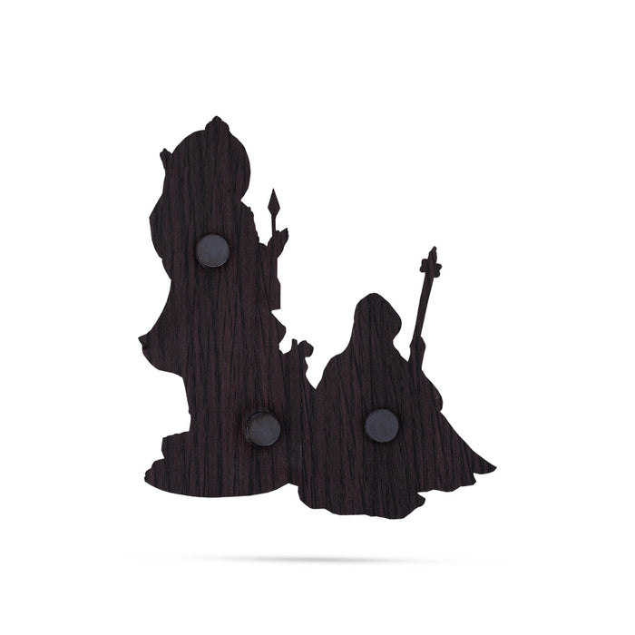 Ramar Thyagarajar Fridge Magnet - 5 x 4.25 Inches | Single Layer Photo Magnet/ Picture Magnet for Home