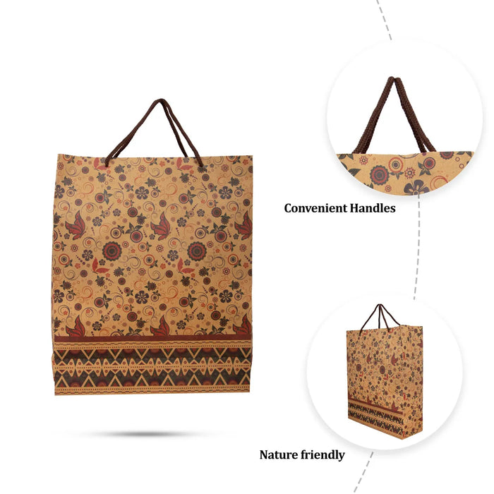 Paper Bag - 10.25 X 12.5 X 4 Inches | Gift Bag/ Carry Bag/ Gift Paper Bag For Shopping