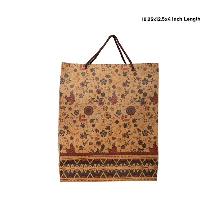 Paper Bag - 10.25 X 12.5 X 4 Inches | Gift Bag/ Carry Bag/ Gift Paper Bag For Shopping