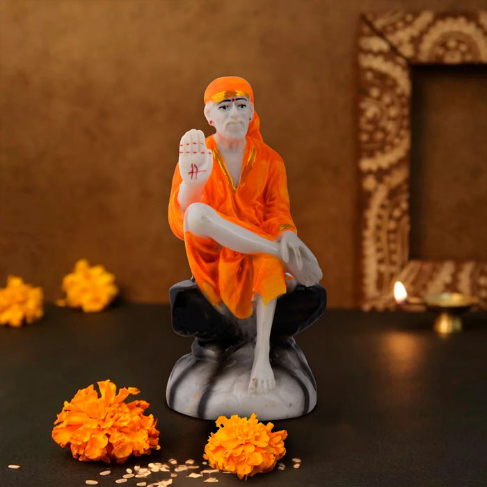 Sai Baba Statue - 5 Inches | Sai Baba Idol for Pooja