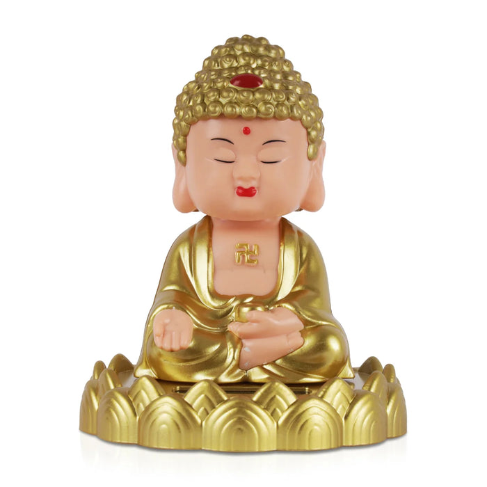 Buddha Statue - 3.5 x 3 Inches | Buddha Murti/ Buthar Statue for Car