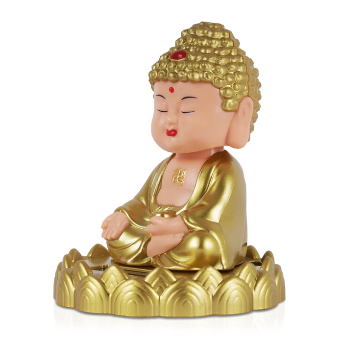 Buddha Statue - 3.5 x 3 Inches | Buddha Murti/ Buthar Statue for Car