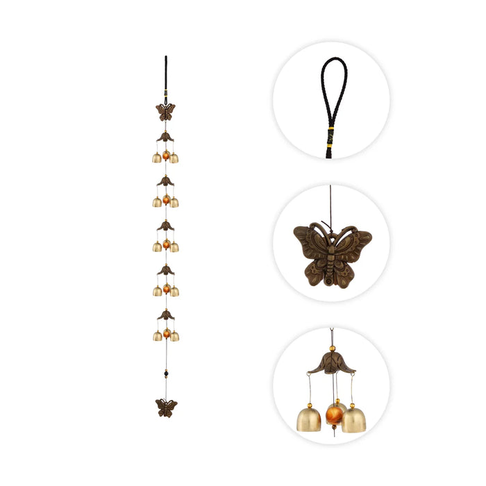 Wind Chime - 5 x 6 Inches | Wind Bell Chimes/ Wind Bell for Home Décor/ 190 Gms