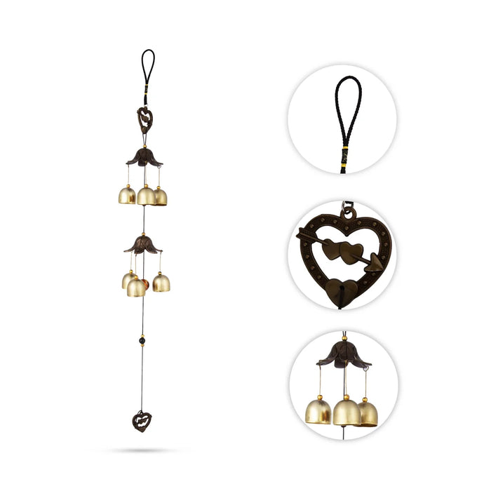 Wind Chime - 8 x 2.5 Inches | Wind Bell Chimes/ Wind Bell for Home Décor/ 35 Gms