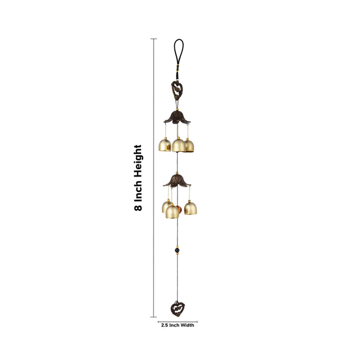 Wind Chime - 8 x 2.5 Inches | Wind Bell Chimes/ Wind Bell for Home Décor/ 35 Gms