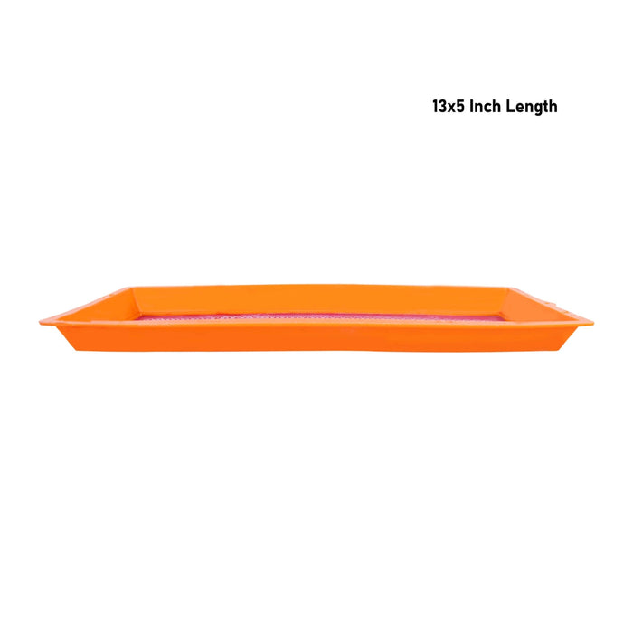 Rangoli Stencil- 13 X 5 Inches | Rangoli Jali/ Flower Design Kolam Stencil For Festive Decor & Home Decoration