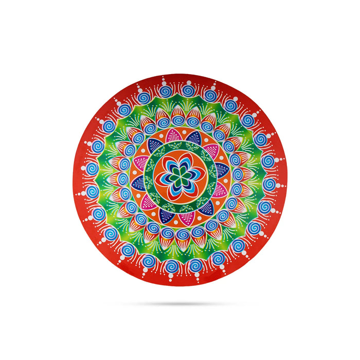 Rangoli Sticker - 10 Inches | Muggulu Sticker/ Kolam Sticker/ Readymade Rangoli Sticker for Home Decor