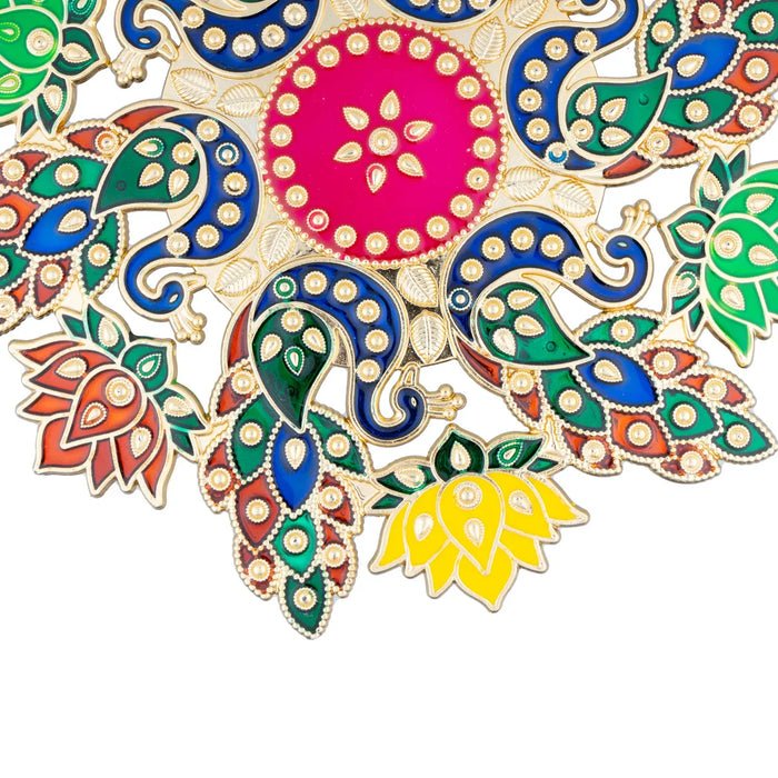 Simple Rangoli Designs Stickers Giri USA - Rangoli Stickers | Home Decor Products | Decorative Acrylic ...