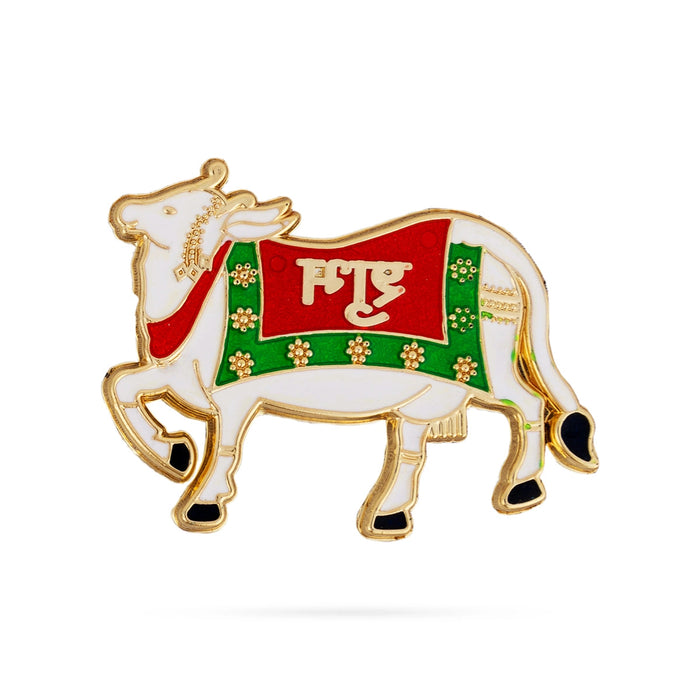 Swastik With 2 Cow Design Sticker Set | 3 Pcs/ Home Decor/ Door Decor For Pooja Room