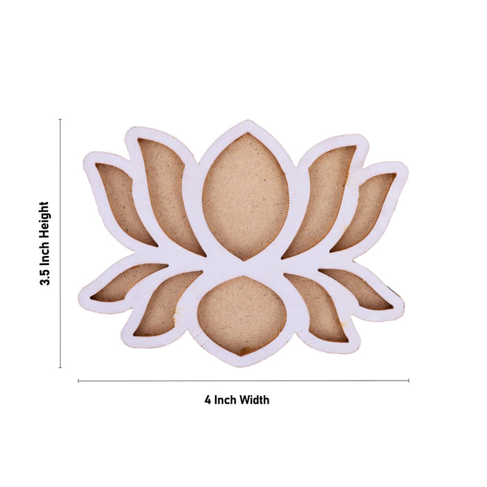 Rangoli Board Set- 3.5 X 4 Inches | 3Pcs/ Kolam Board/ Swastik Padham Lotus Design Rangoli Board For Home Decor