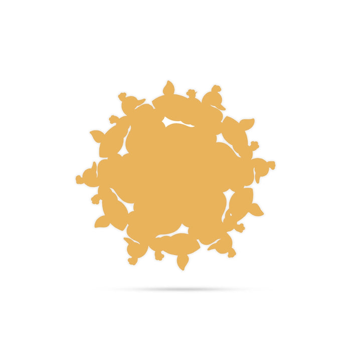 Meenakari Rangoli Design - 7.5 Inches | Muggu Design/ Rangoli Kolam Design For Festivals And Home Decor