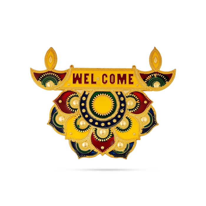 Meenakari Rangoli Design - 7.5 Inches | Muggu Design/ Rangoli Kolam Design For Festivals And Home Decor