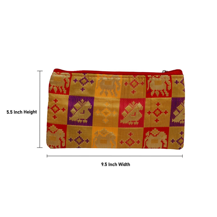 Hand Purse - 5.5 x 9.5 Inches | Hand Pouch/ Cotton Wallet for Women