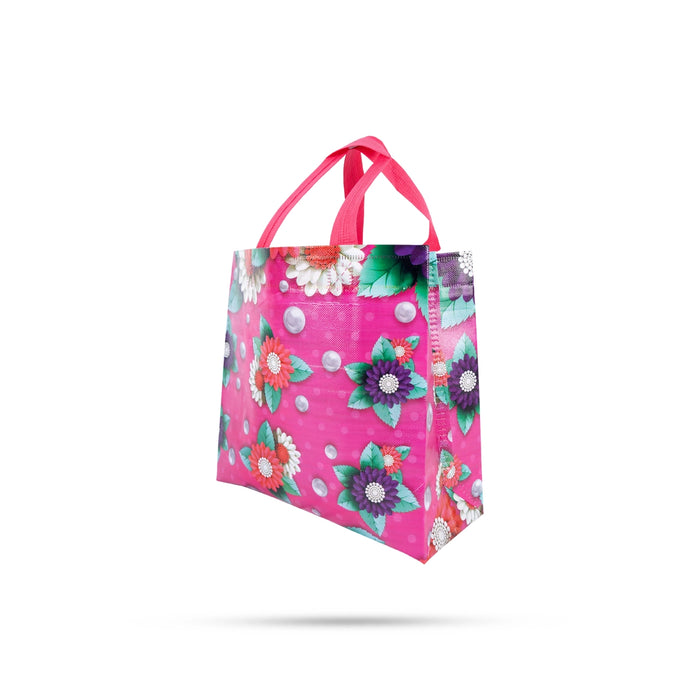 Carry Bag Pair - 11 X 9.5 Inches | Gift Bag/ 2 Pcs/ Tote Bag/ Shopping Bag For Festival And Return Gifts