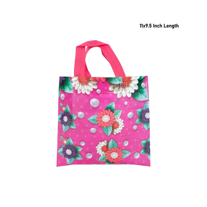 Carry Bag Pair - 11 X 9.5 Inches | Gift Bag/ 2 Pcs/ Tote Bag/ Shopping Bag For Festival And Return Gifts