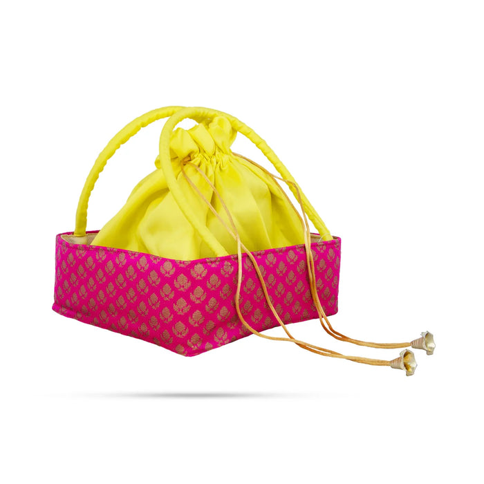 Gift Basket with Net Cover - 3 x 8 Inches | Gift Hamper/ Gift Box