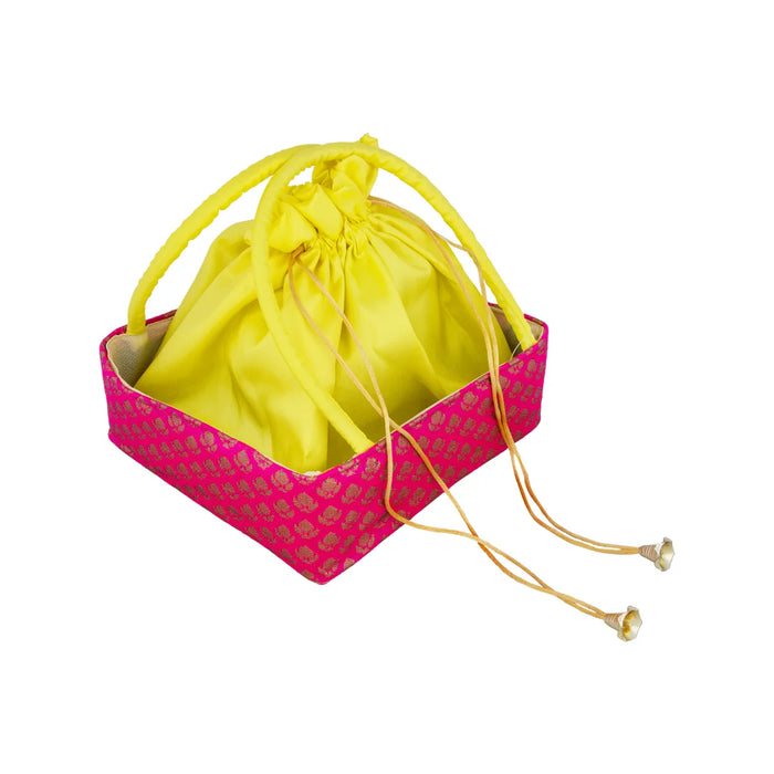 Gift Basket with Net Cover - 3 x 8 Inches | Gift Hamper/ Gift Box