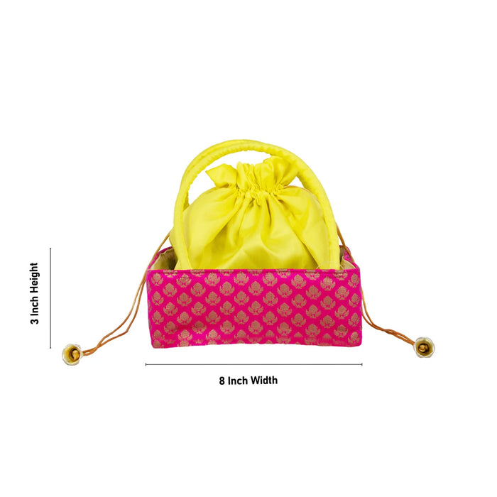 Gift Basket with Net Cover - 3 x 8 Inches | Gift Hamper/ Gift Box