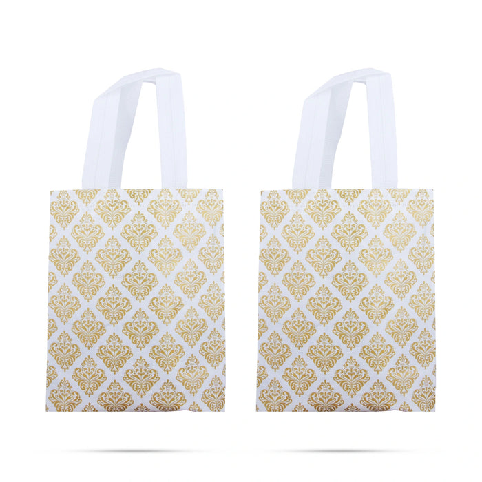 Carry Bag Pair - 10.5 X 7 Inches | Return Gift Bag/ Thamboolam Bag For Festive Gifting, Wedding And Pooja
