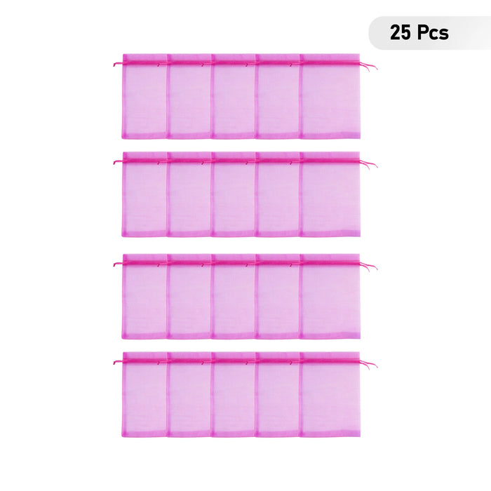 Thamboolam Bag Set - 7 x 5 Inches | 25 Pcs/ Tambulam Bag/ Return Gift Bag For Weddings And Parties