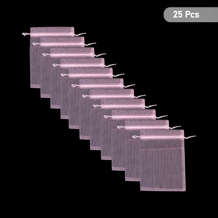 Thamboolam Bag Set - 7 x 5 Inches | 25 Pcs/ Tambulam Bag/ Return Gift Bag For Weddings And Parties