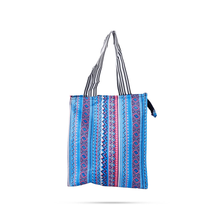 Shopping Bag With Zip - 11 X 10 X 3.5 Inches | Hand Bag/ Gift Bag For Daily Shopping And Return Gifts