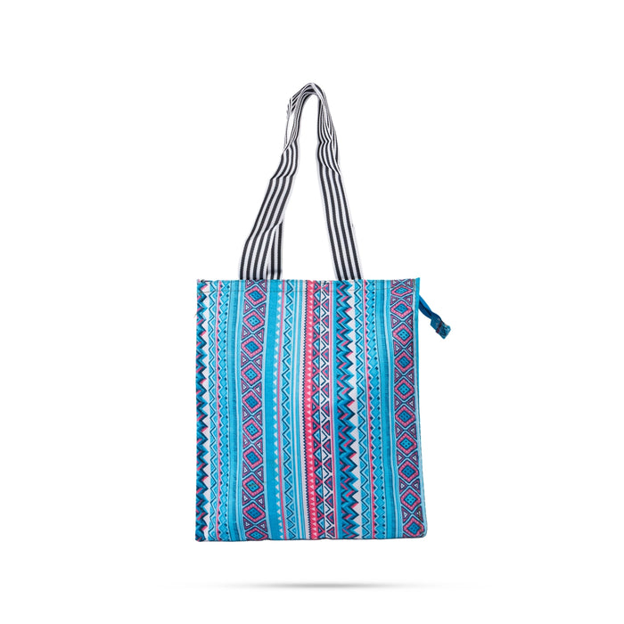 Shopping Bag With Zip - 11 X 10 X 3.5 Inches | Hand Bag/ Gift Bag For Daily Shopping And Return Gifts