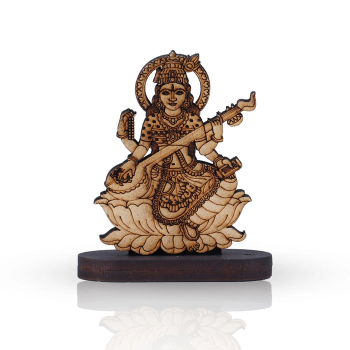 Deity Statue - 2 x 1.5 Inches | Wooden Statue/ Deity Idol for Home/ Assorted Design