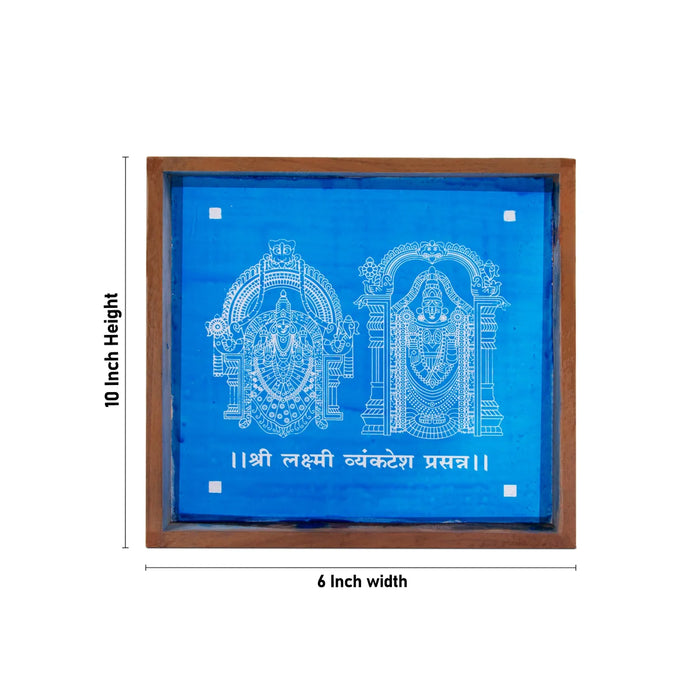 Perumal Thayar Stencil - 10 x 6 Inches | Kolam Stencil/ Rangoli Kolam Stencil for Pooja Room Decor