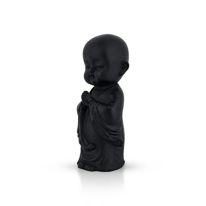 Namaste Buddha Monk Statue - 8.5 X 2.75 Inches | Resin Statue/ Standing Buddhist Monk Doll For Positive Energy