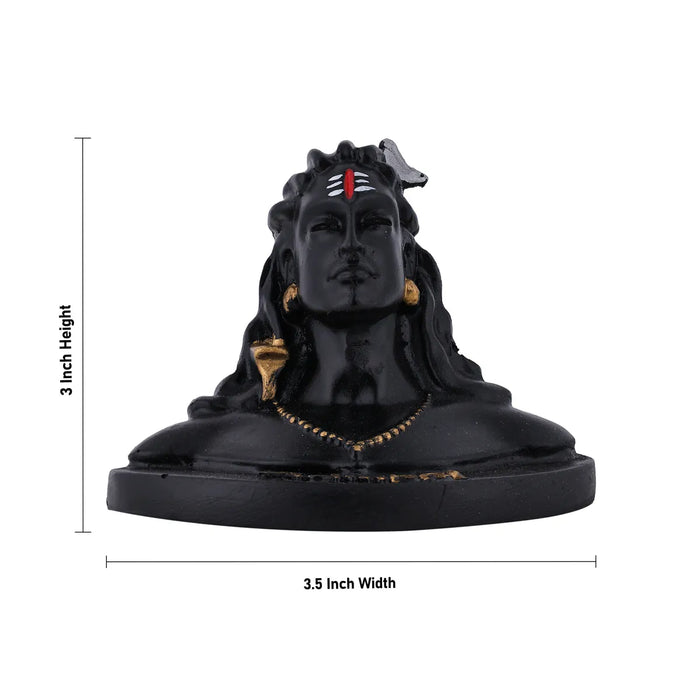 Adiyogi Shiva Statue - 3 X 3.5 Inches | Adiyogi Statue/ Resin Statue/ Adiyogi Murti For Home Decor
