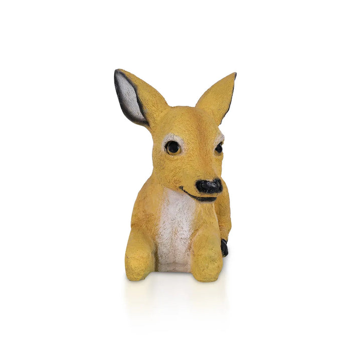 Deer Statue Pair - 8 x 5 Inches | Resin Statue/ 2 Pcs/ Deer Sculpture for Home