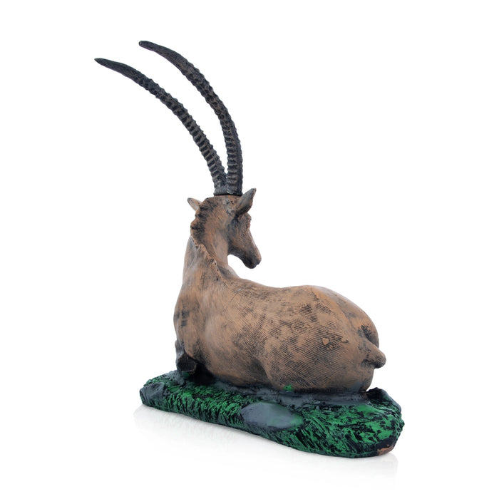 Goat Statue - 9 x 9 Inches | Resin Statue/ Goat Sculpture for Home