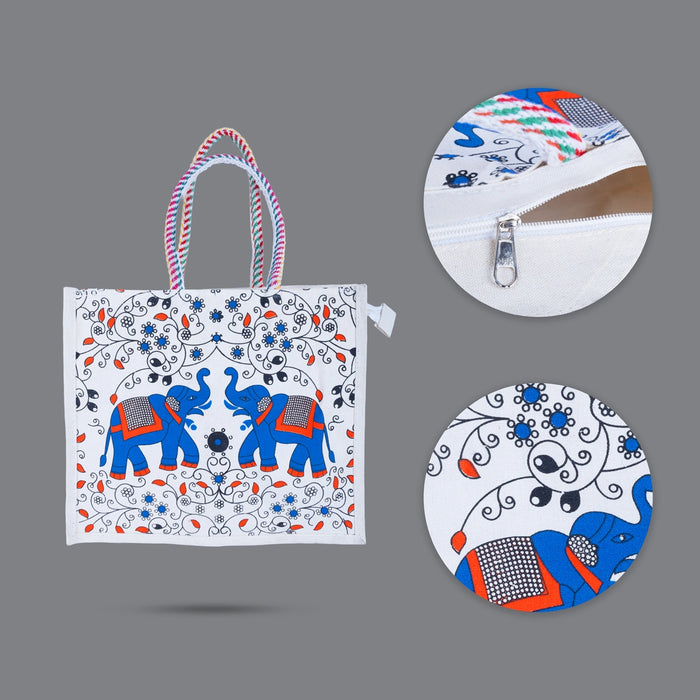 Hand Bag With Handle - 12 x 14.5 Inches | Womens Handbag/ Decorative Ladies Handbag For Every Day Use