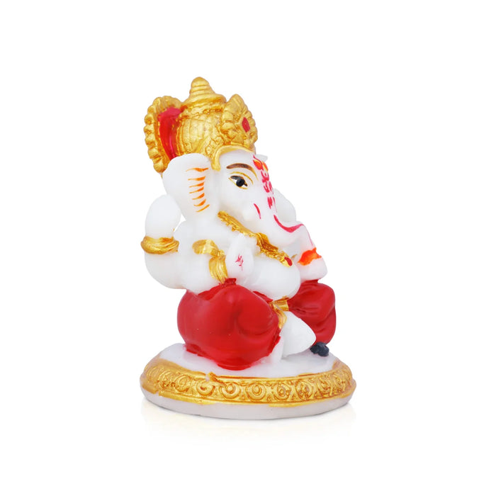 Ganesh Murti | Vinayagar statue/ Marble Dust Statue for Pooja