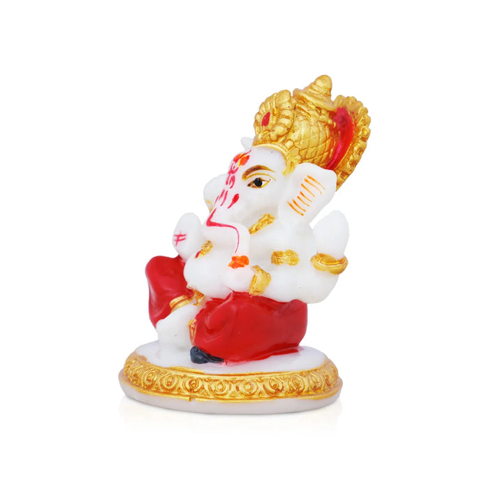 Ganesh Murti | Vinayagar statue/ Marble Dust Statue for Pooja