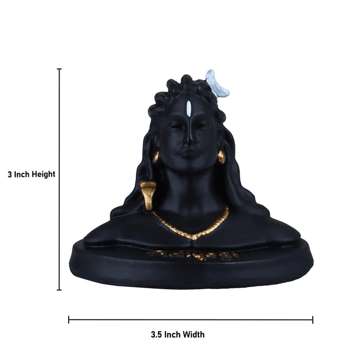 Adiyogi Idol - 3 x 3.5 Inches | Adiyogi Shiva Statue/ Isha Shiva Statue for Car