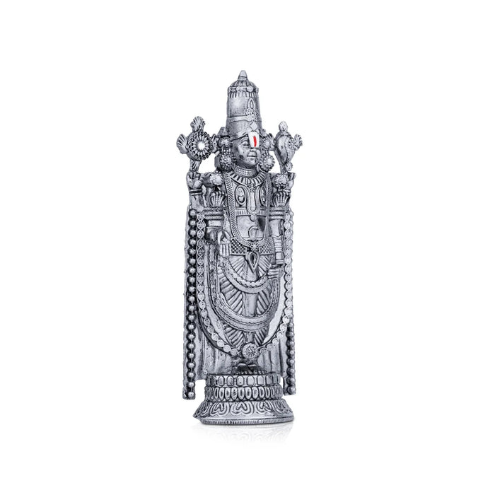 Balaji Murti - 5 x 2 Inches | Black Balaji Standing Statue/ Tirupati Balaji Idol for Pooja