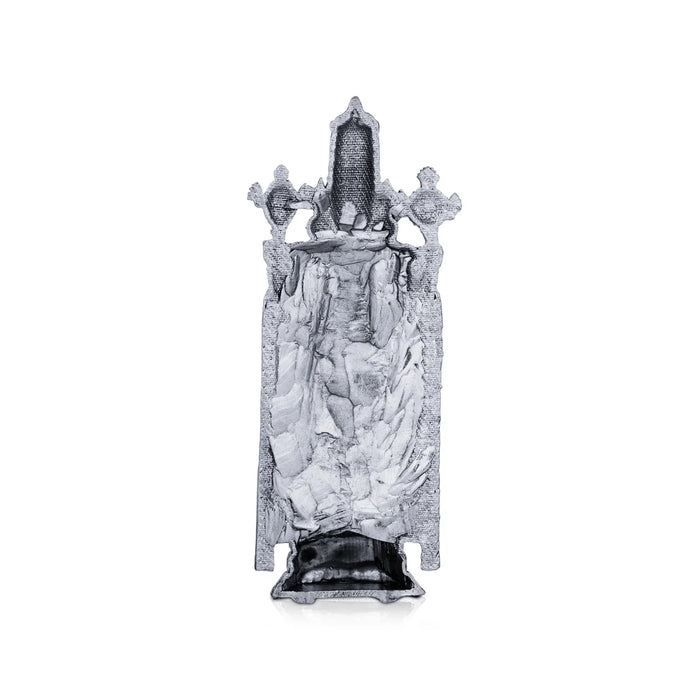 Balaji Murti - 5 x 2 Inches | Black Balaji Standing Statue/ Tirupati Balaji Idol for Pooja