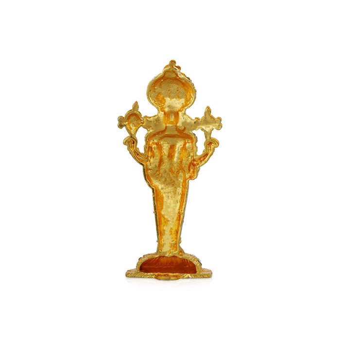 Balaji Standing On Base Murti - 3.5 x 1.5 Inches | Decorative Stone Idol/ Lord Perumal Statue