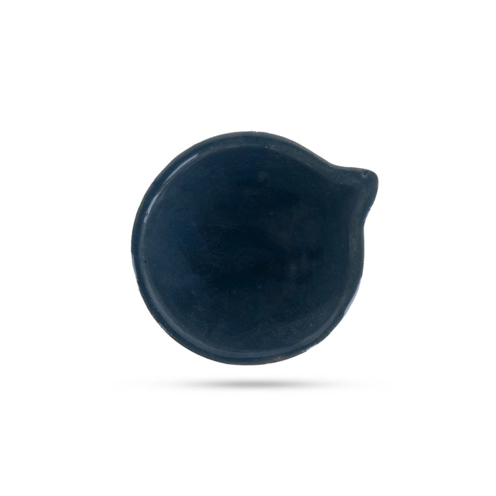 Agal Vilakku - 1 x 2 Inches | 2 Pcs/ Ceramic Deepam/ Diya/ Oil Lamp for Pooja & Home Decor