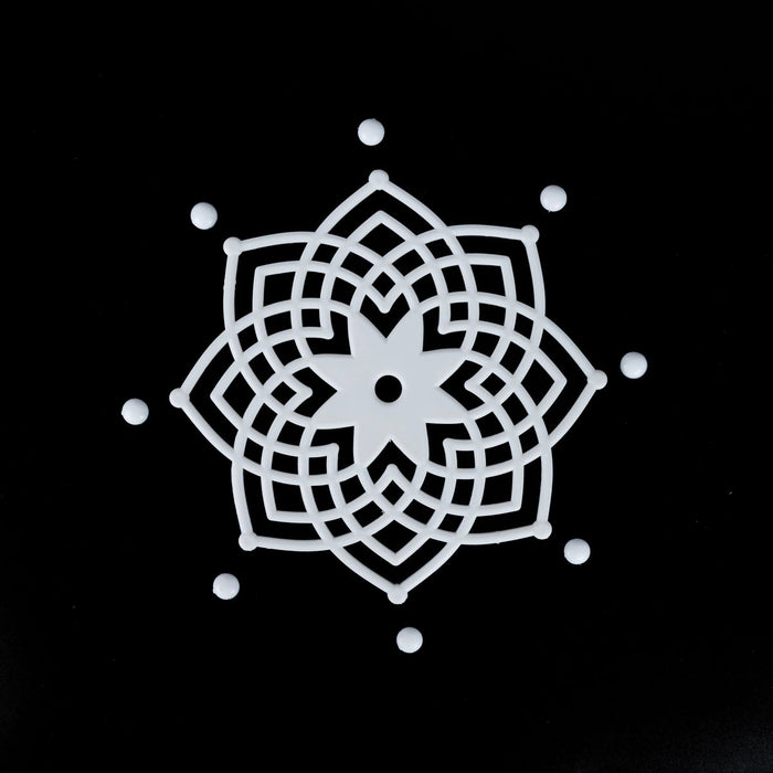 Readymade Rangoli - 4.5 x 4 Inches | Kolam Sticker/ Artificial Rangoli for Home Decor