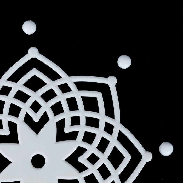 Readymade Rangoli - 4.5 x 4 Inches | Kolam Sticker/ Artificial Rangoli for Home Decor