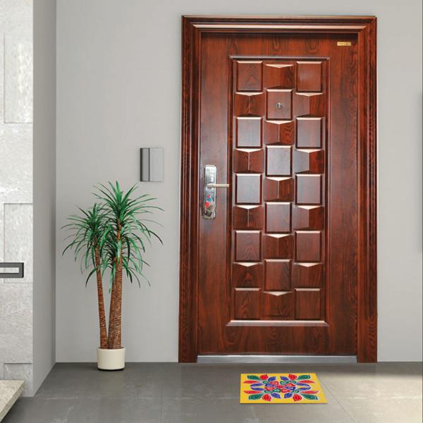 Rangoli Sticker - 4 x 4 Inches | Muggulu Sticker/ Colour Rangoli Sticker for Floor/ Assorted Design