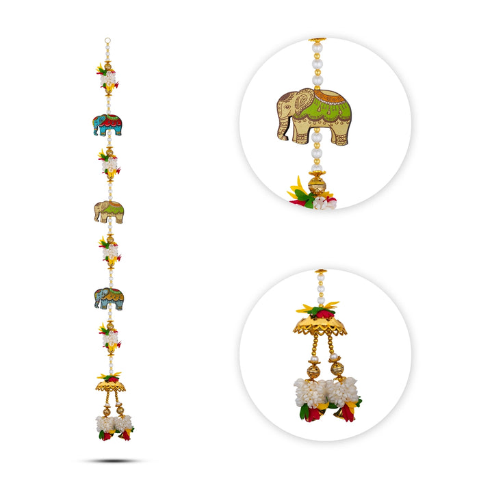 Side Toran - 34 Inches | 2 Pcs/ Decorative Door Hanging/ Bandhawar for Entrance Decor